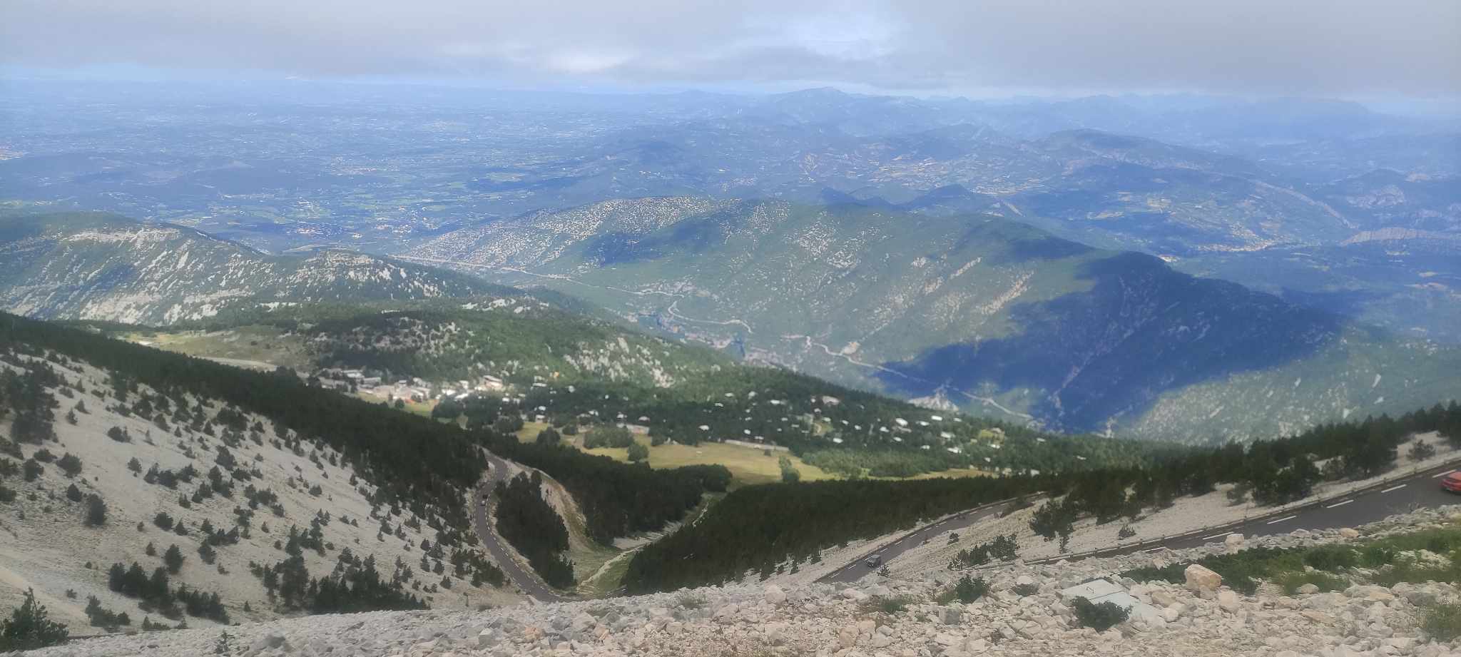 Mont Ventoux vu du sommet