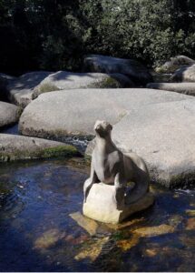 Statue phoque Pont-Aven